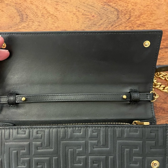 Balmain Black 1945 Wallet On Chain - Picture 12 of 12